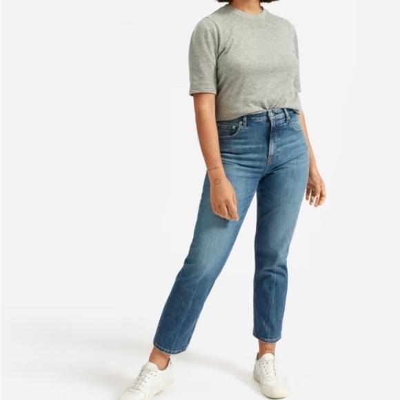 Everlane Denim - Everlane Heather Gray Women’s French Terry Puff Sleeve Tee Size XXS